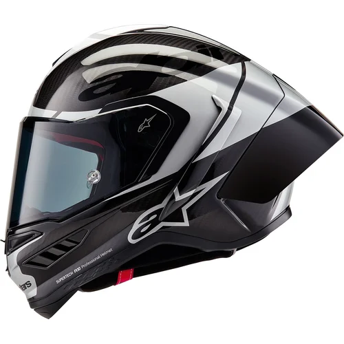 Prilba supertech R10 element (karbon/strieborná/čierna, veľkosť XL) /ALPINESTARS/ - obr. 1
