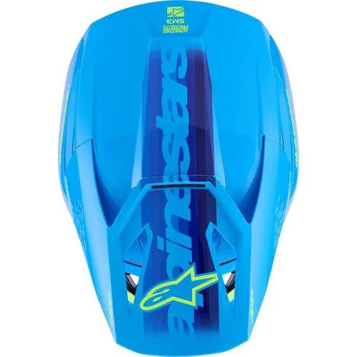 Prilba S-M3 FORCE 8301126-7232-L (modrá/žltá fluo, veľkosť L) /ALPINESTARS/ - obr. 6
