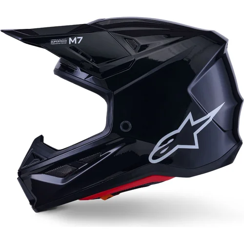Prilba supertech S-M7 solid 8301326-1180-XS (čierna, veľkosť XS) /ALPINESTARS/ - obr. 1