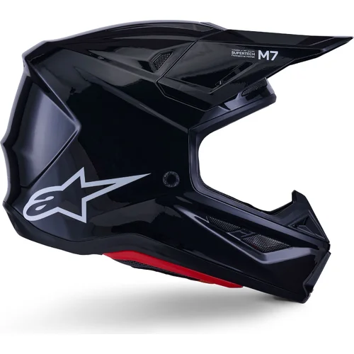 Prilba supertech S-M7 solid 8301326-1180-XS (čierna, veľkosť XS) /ALPINESTARS/ - obr. 4