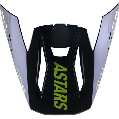Čierna/žltá fluo/tmavomodrá ALPINESTARS 8984021-9702-TU šilt pre prilby S-M5 RAYON, verzia ECE 22.05)