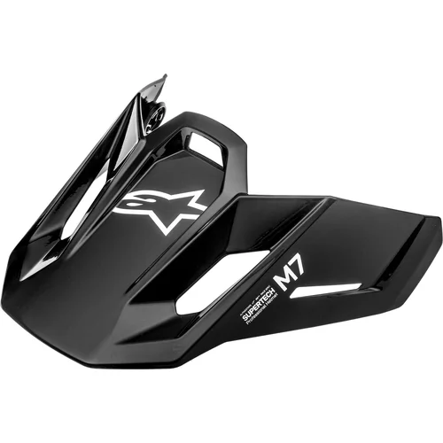 Čierna) 8980826-1180-TU šilt pre prilby SUPERTECH S-M7 SOLID /ALPINESTARS/ - obr. 1
