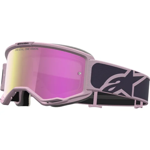 Okuliare VISION 5 RORA ALPINESTARS 5101927-9356-TU (tmavosivá/ružová, zrkadlové ružové plexi) 2027