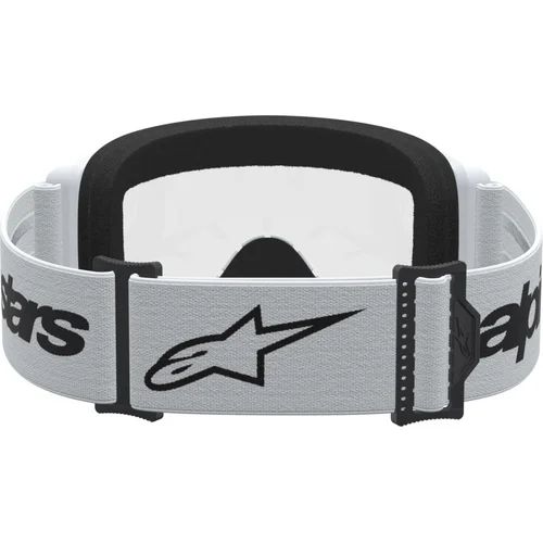 Okuliare VISION 3 WORDMARK (biela/čierna, číre plexisklo) 2027 /ALPINESTARS/ - obr. 1