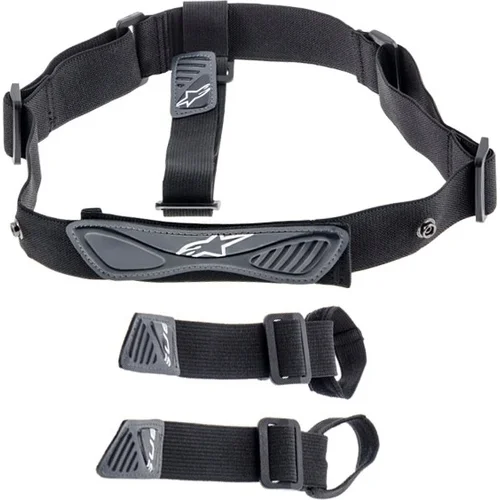Popruhy na krčné chrániče BNS ALPINESTARS 6700214-114-TU (čierna antracit)