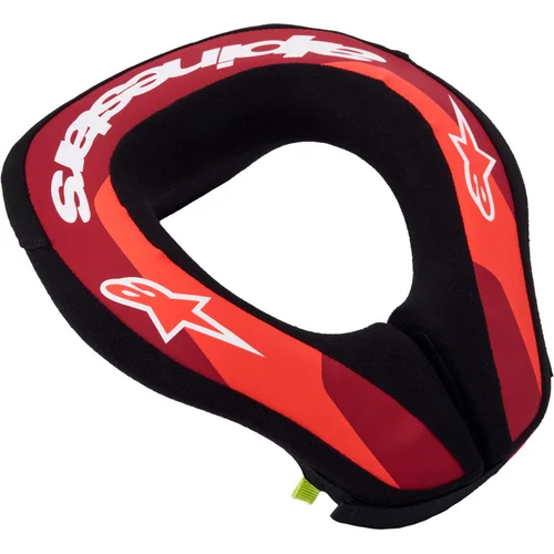 Nákrčník SEQUENCE YOUTH, ALPINESTARS, detský (červená fluo/červená/biela, veľkosť L/XL)