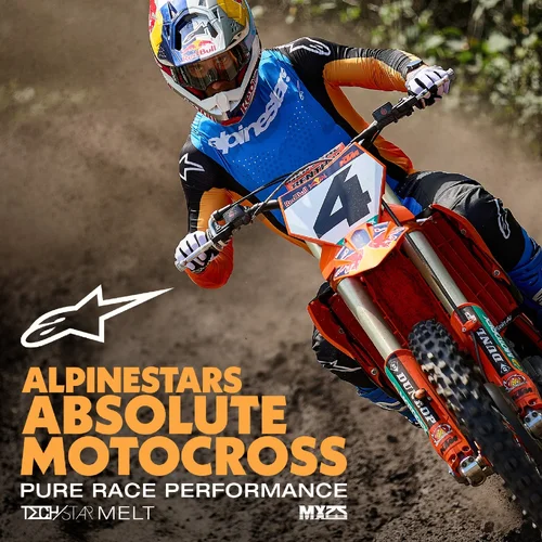 Dres TECHSTAR MELT, (oranžová/modrá, veľkosť M) /ALPINESTARS/ - obr. 2