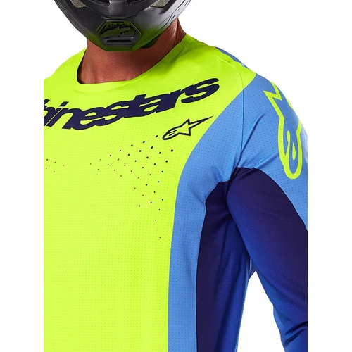 Dres TECHSTAR MELT, (žltá fluo/modrá, veľkosť M) /ALPINESTARS/ - obr. 11