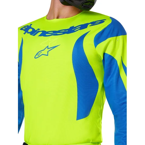 Dres FLUID HAUL, (žltá fluo/modrá, veľkosť XL) /ALPINESTARS/ - obr. 8