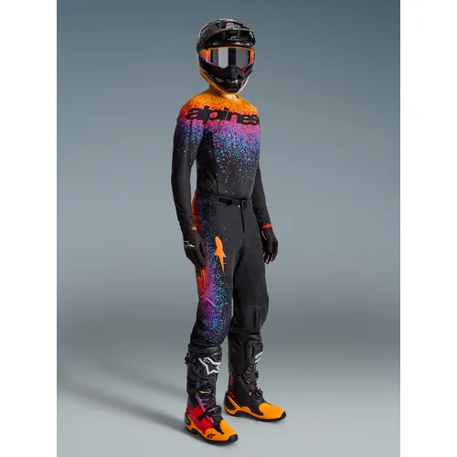 Čierna/multicolor dres SUPERTECH limitovaná edícia BLACK HOLE, veľkosť M) /ALPINESTARS/ - obr. 12