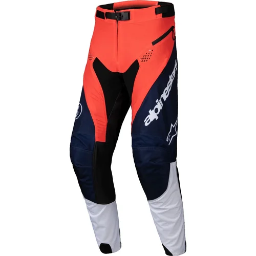 Nohavice PRO-DURA ALPINESTARS 3720125-7162-32 (modrá/oranžová/biela, veľkosť 32)