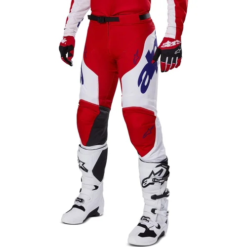 Nohavice RACER VEIL (červená/biela, veľkosť 36) /ALPINESTARS/ - obr. 6