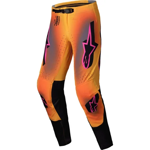 Nohavice SUPERTECH LIPAN ALPINESTARS 3720625-516-38 (žltá/ružová, veľkosť 38)