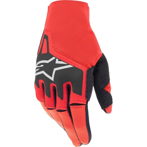 Rukavice TECHSTAR ALPINESTARS 3561024-3110-M (červená/čierna/biela, veľkosť M)