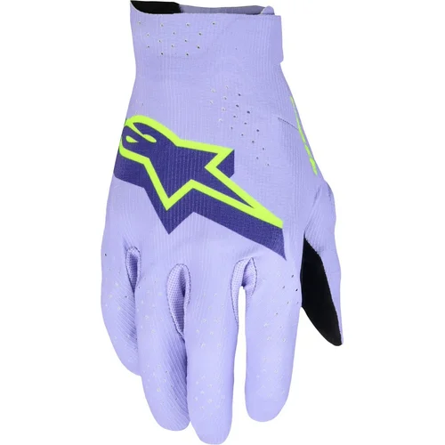 Rukavice SUPERTECH MX ALPINESTARS 3560526-3151-S (levandulová/fialová/žltá, veľkosť S)
