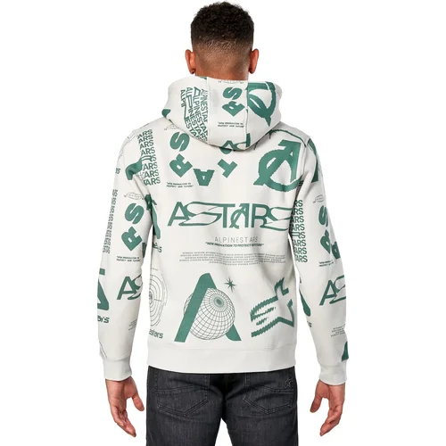 Mikina determinant hoodie (biela offwhite, veľkosť S) /ALPINESTARS/ - obr. 3