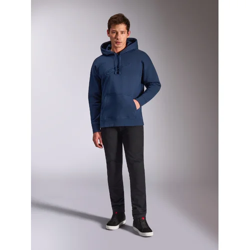 Mikina emergent oversized hoodie (modrá, veľkosť L) /ALPINESTARS/ - obr. 2