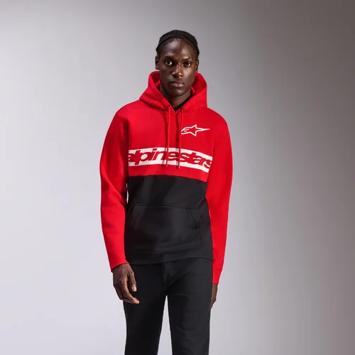Mikina PARALLEL HOODIE (červená/čierna, veľkosť XL) /ALPINESTARS/ - obr. 3