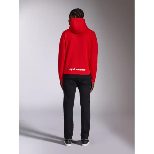 Mikina PARALLEL HOODIE (červená/čierna, veľkosť XL) /ALPINESTARS/ - obr. 4