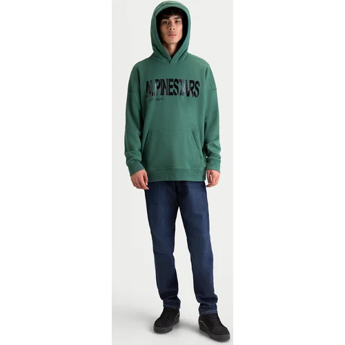 Mikina shaw oversized hoodie (zelená, veľkosť L) /ALPINESTARS/ - obr. 3