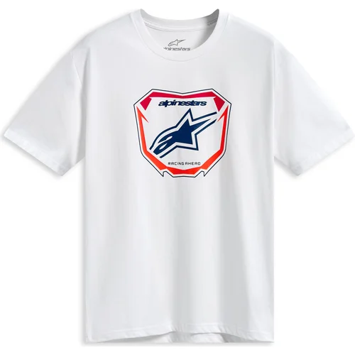 Tričko PLATE CSF ALPINESTARS 1216-72090-20-S (biela, veľkosť S)