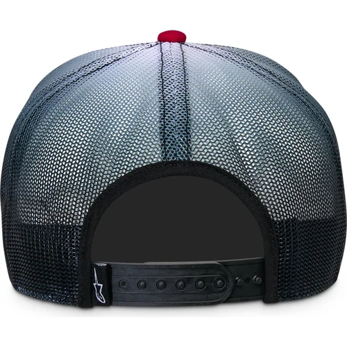 Červená/čierna/biela) šiltovka CALI GRADIENT TRUCKER /ALPINESTARS/ - obr. 3