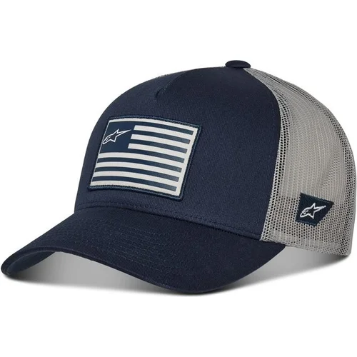 Šiltovka FLAG SNAP HAT, (modrá/sivá) /ALPINESTARS/