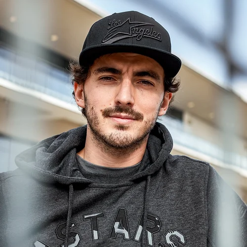 Čierna/biela) šiltovka LOS ANGELES HAT /ALPINESTARS/ - obr. 1