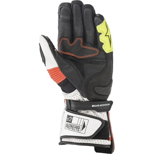Rukavice SP-2 (biela/červená fluo/čierna, veľkosť S) /ALPINESTARS/ - obr. 1