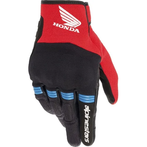 Rukavice COPPER HONDA kolekcia ALPINESTARS 3568321-1317-L (čierna/červená/modrá, veľkosť L)