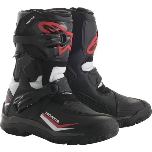 Topánky BELIZE Drystar HONDA kolekcia ALPINESTARS 2047117-123-7 (čierna/biela/červená, veľkosť 40,5)