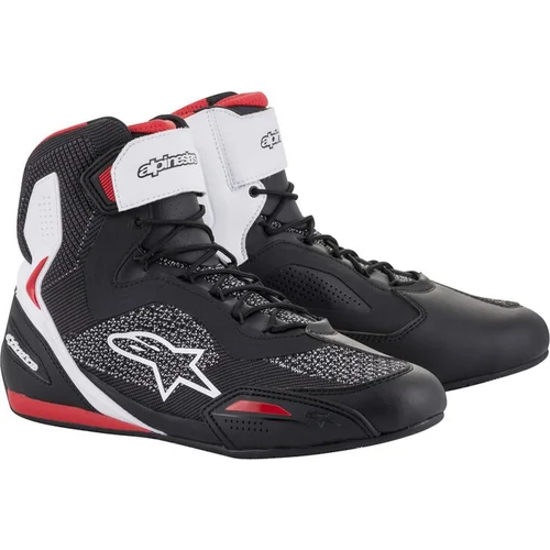 Topánky FASTER 3 RIDEKNIT ALPINESTARS 2510319-123-12,5 (čierna/biela/červená, veľkosť 46)