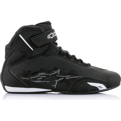 Topánky SEKTOR (čierna/biela, veľkosť 45,5) /ALPINESTARS/ - obr. 1