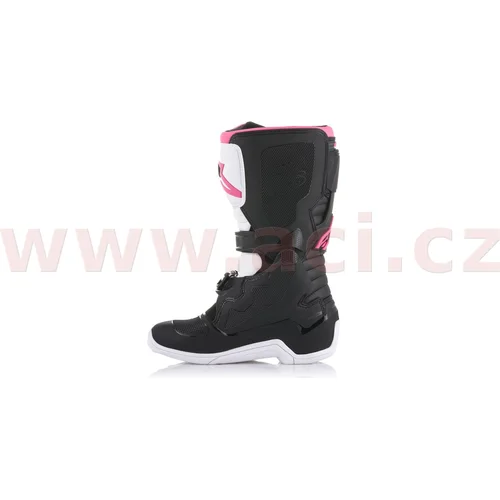 Topánky STELLA Tech 3 (čierna/biela/ružová, veľkosť 39) /ALPINESTARS/ - obr. 4