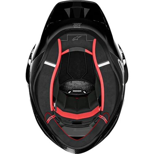 Prilba supertech R10 solid (lesklý karbon/matný karbon, veľkosť L) /ALPINESTARS/ - obr. 24