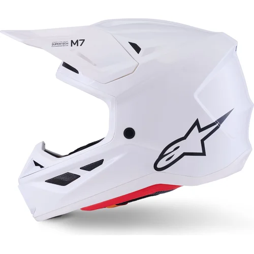 Prilba supertech S-M7 solid 8301326-2180-XL (biela, veľkosť XL) /ALPINESTARS/ - obr. 1