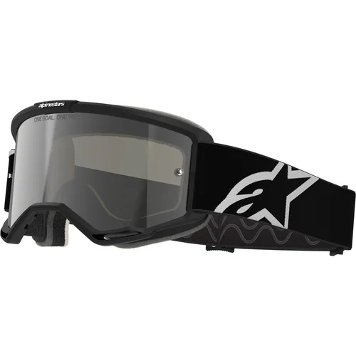 Okuliare VISION 5 CORP 2 ALPINESTARS 5102127-1763-TU (čierna/biela, zrkadlové strieborné plexisklo) 2027