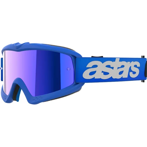 Okuliare VISION YOUTH BLAZE ALPINESTARS 5140425-7271-OS detské, (modrá, zrkadlové modré plexi) 2027