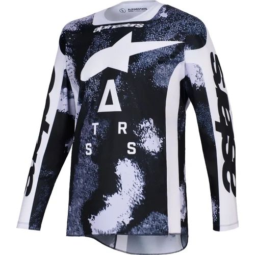 Dres RACER LAHND, ALPINESTARS (stupne šedi/camo, veľkosť M)