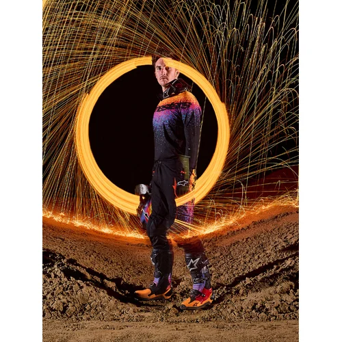 Čierna/multicolor dres SUPERTECH limitovaná edícia BLACK HOLE, veľkosť M) /ALPINESTARS/ - obr. 2