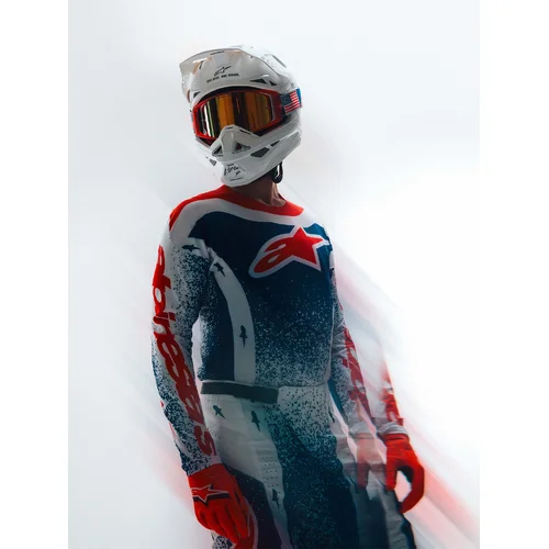 Dres TECHSTAR limitovaná edícia UNITY, (červená/biela/modrá, veľkosť S) /ALPINESTARS/ - obr. 3