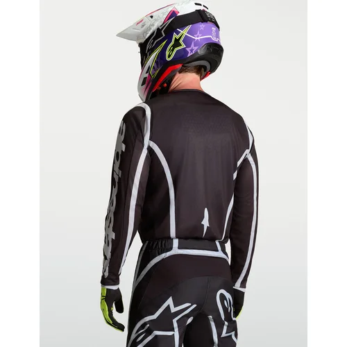 Čierna/strieborná dres FLUID APEX V2, veľkosť XL) /ALPINESTARS/ - obr. 18