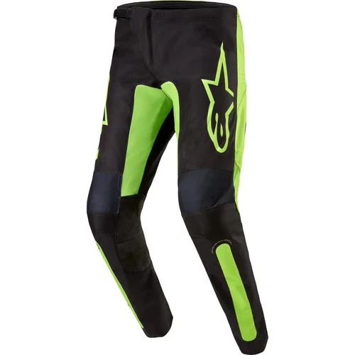Nohavice FLUID LURV ALPINESTARS 3722024-168-34 (čierna/žltá fluo, veľkosť 34)