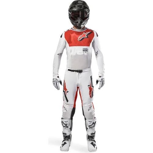 Nohavice SUPERTECH WARD (biela/oranžová, veľkosť 38) /ALPINESTARS/ - obr. 2