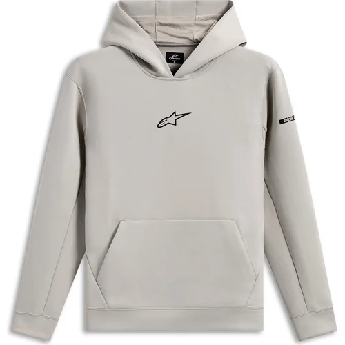 Mikina INSIGHT HOODIE ALPINESTARS 1216-52100-1420-XL (sivá, veľkosť XL)
