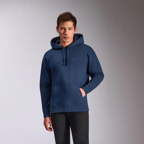 Mikina emergent oversized hoodie (modrá, veľkosť L) /ALPINESTARS/ - obr. 3