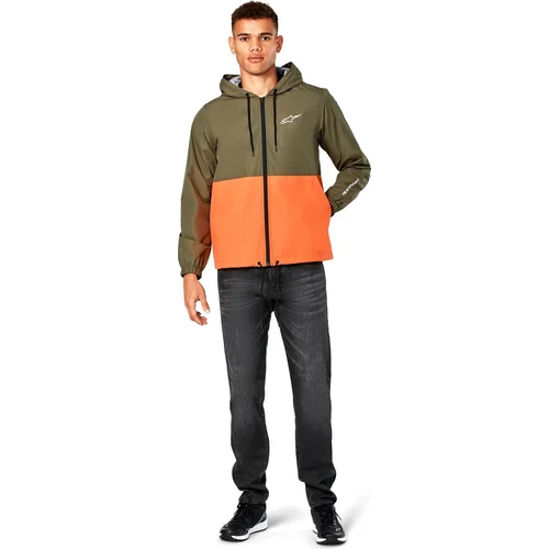 Bunda speeded windbreaker (zelená/oranžová, veľkosť L) /ALPINESTARS/ - obr. 4