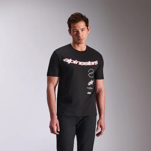 Tričko ABUS CSF (čierna, veľkosť XL) /ALPINESTARS/ - obr. 3