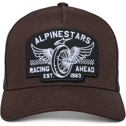 Hnedá/čierna) 1214-81721-8010-OS šiltovka HERITAGE PATCH /ALPINESTARS/ - obr. 2