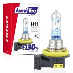 Halogénová žiarovka H11 12V 55W LumiTec LIMITED +130% AMIO